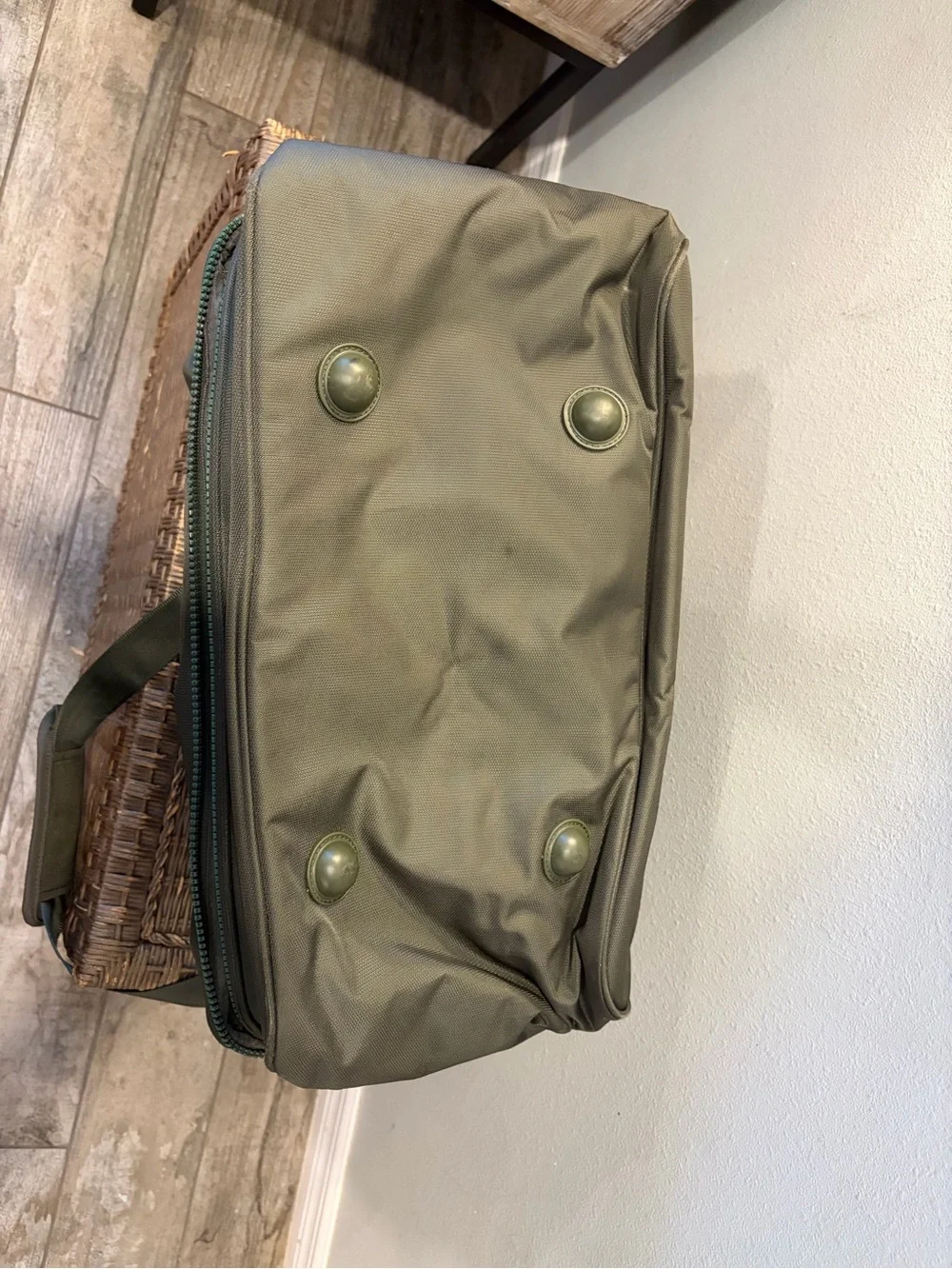 CALPAK Weekender Duffel Travel Bag w/ Shoe Compartment Olive Green Carry-On